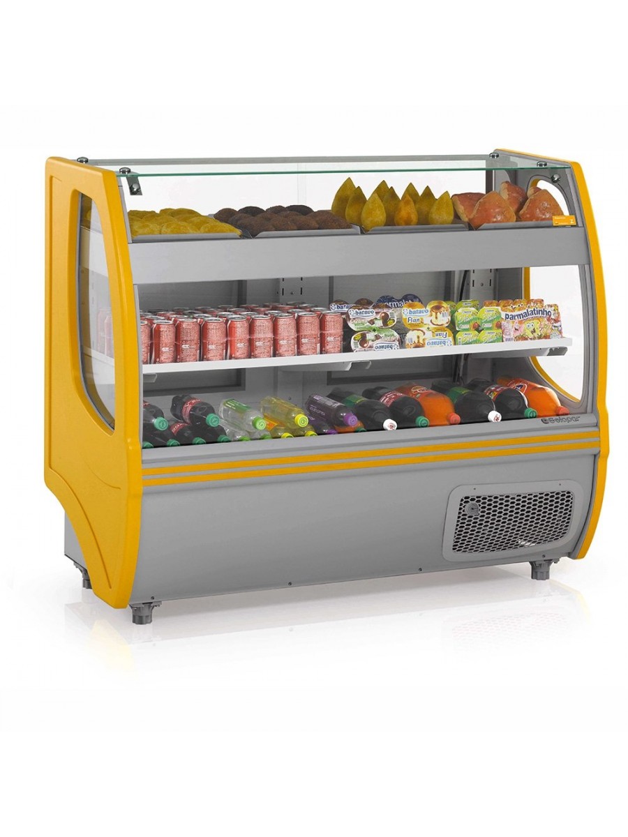 VITRINE REFRIGERADA QUENTE/FRIA AQUARIUS 1 PLACA FRIA 140AM