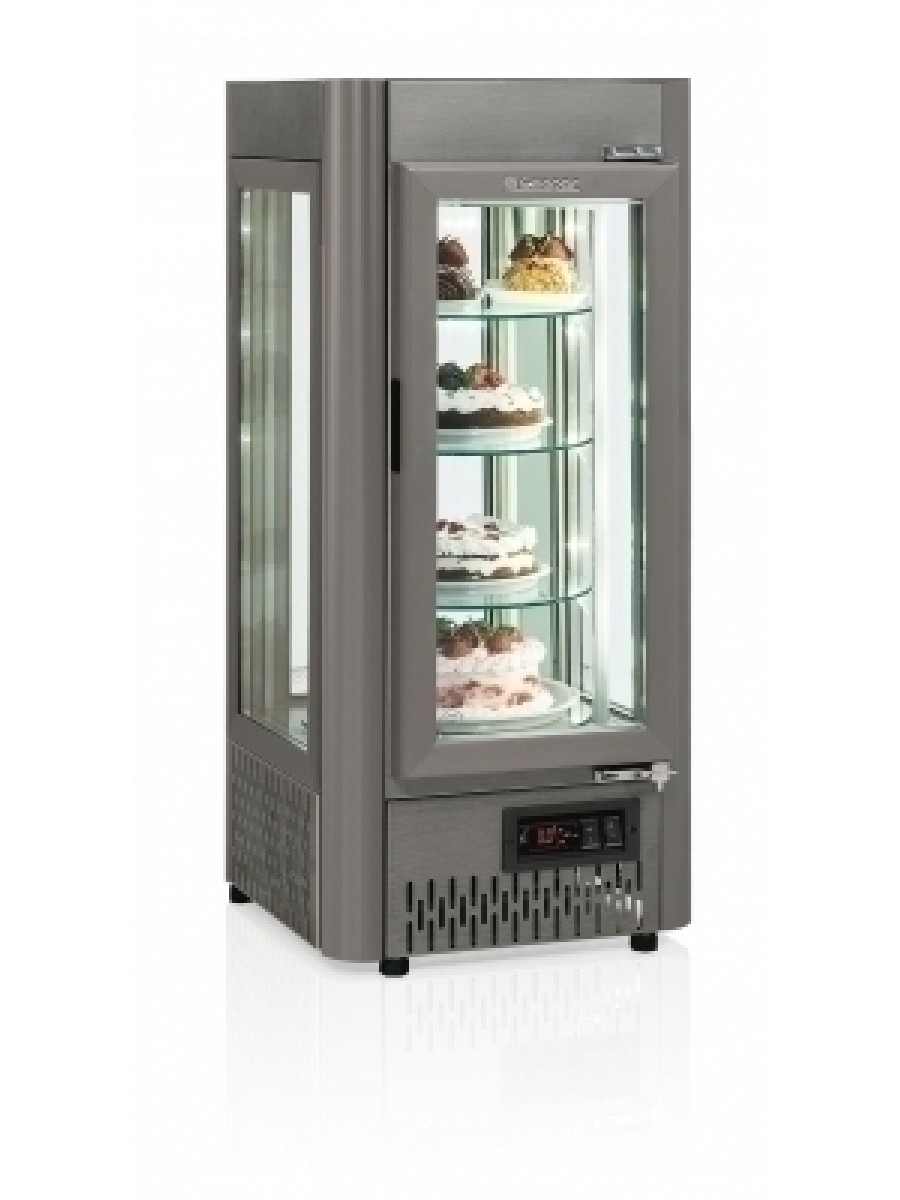 VITRINE REFRIGERADA PARA BOLOS - BANCADA/PISO GIRATÓRIA 050TI