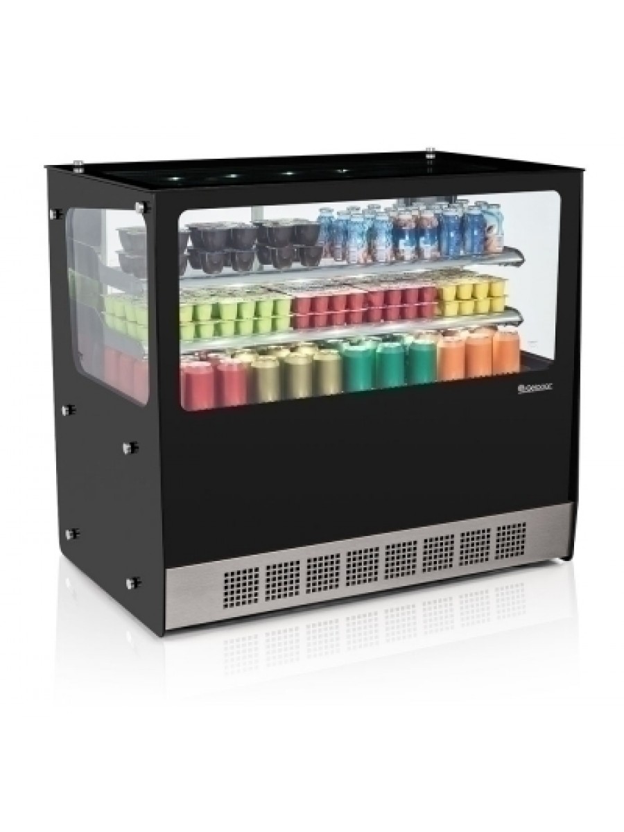 VITRINE REFRIGERADA DUPLA FUNÇÃO ELEGANCE BANCADA 110R