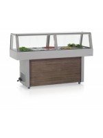 MESA REFRIGERADA - PORTAS VIDROS DESLIZANTES LINHA BUFFET SELF-SERVICE