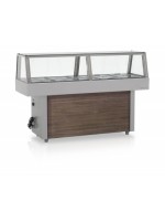 MESA TÉRMICA - PORTAS VIDROS DESLIZANTES LINHA BUFFET SELF-SERVICE