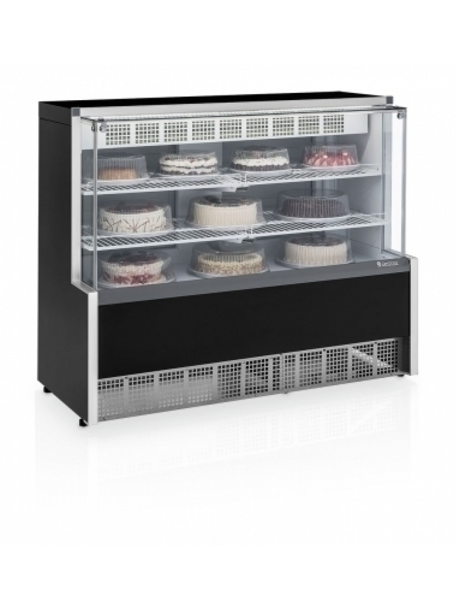 VITRINE REFRIGERADA CONFEITARIA - DUPLA AÇÃO 140R