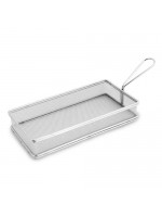 CESTA RETANGULAR INOX PARA SERVIR 