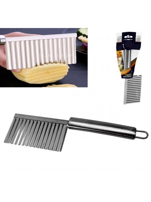 CORTADOR ONDULADO INOX LUXO