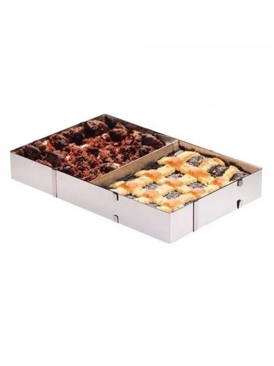 FORMA RETANGULAR AJUSTÁVEL INOX