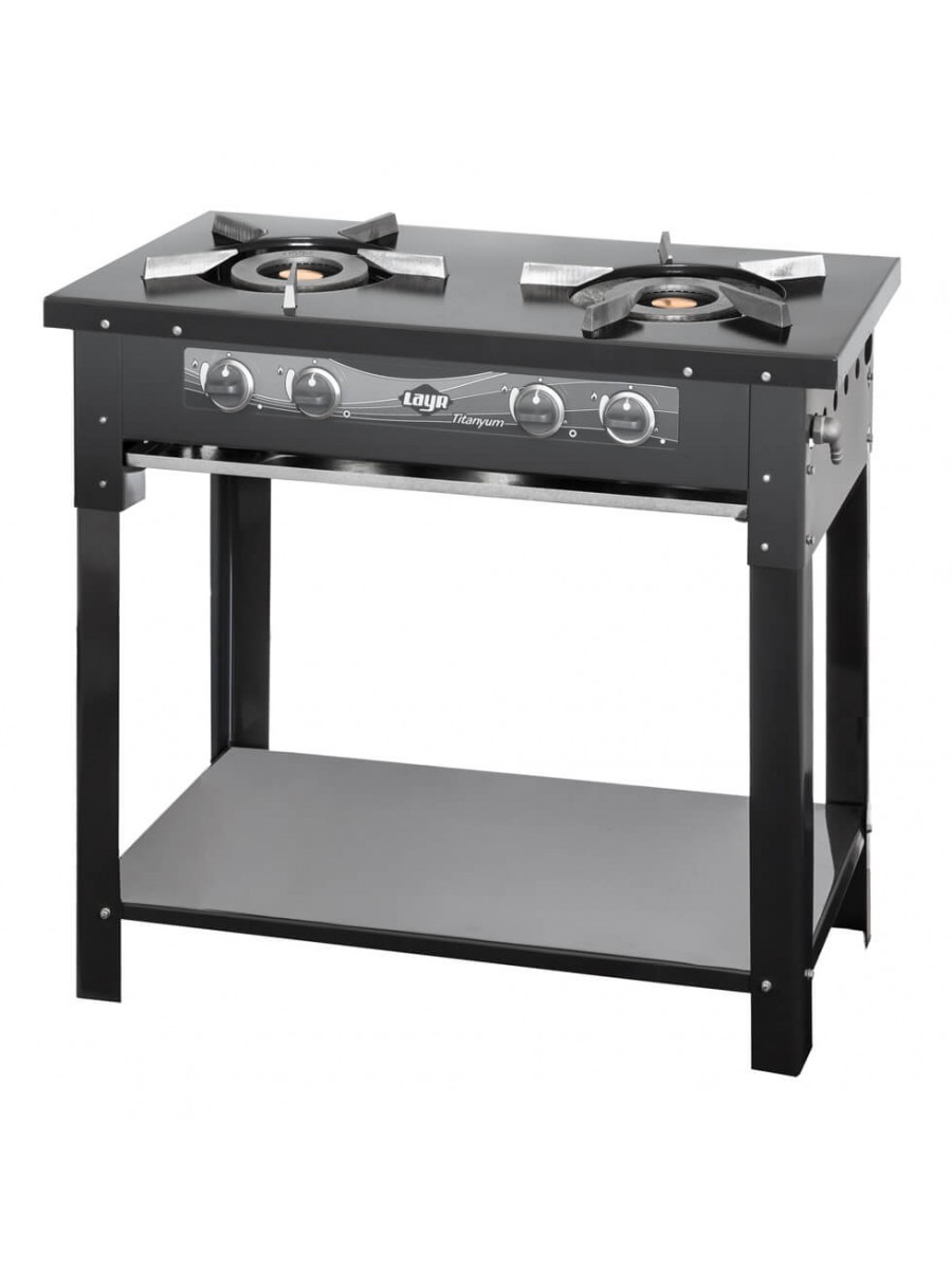 Fogão Titanyum Esmaltado Industrial 2 BOCA