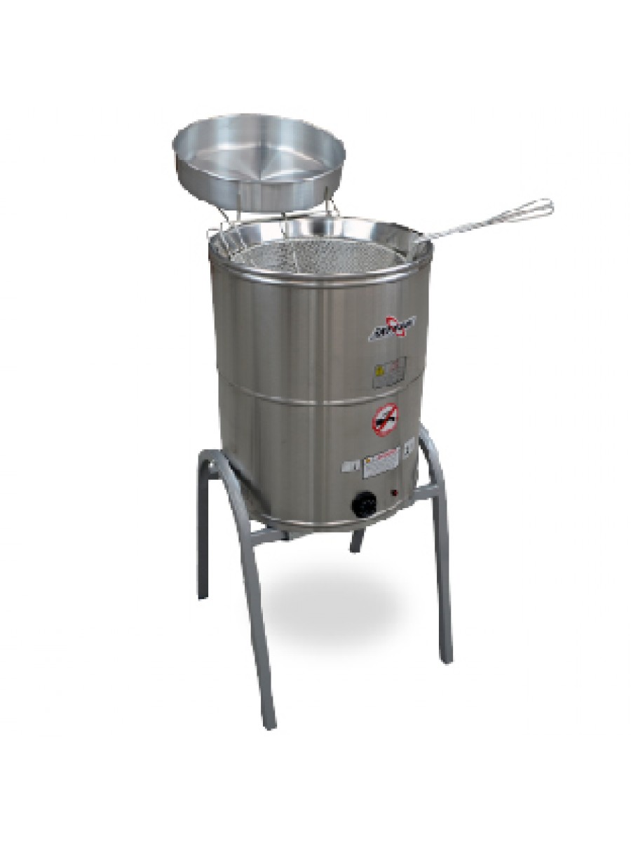 FRITADEIRA ELÉTRICA ÁGUA E ÓLEO INOX