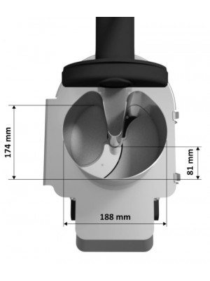 PROCESSADOR DE ALIMENTOS COM 7 DISCOS DIÂMETRO 203MM 