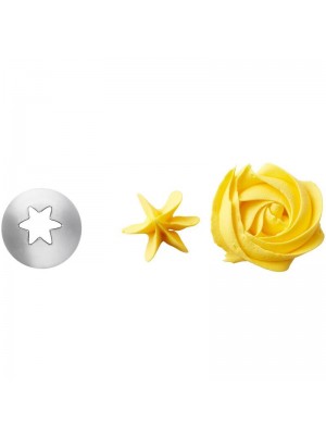 bico decoração de bolo de estrela aberta 1M